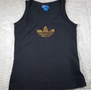 ADIDAS sport tank with gold logo